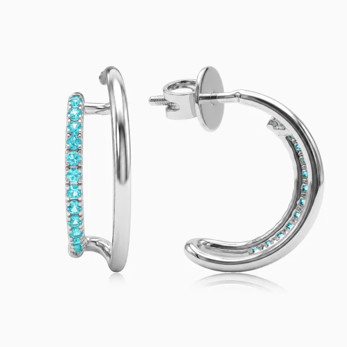 Silver Theresa Earrings