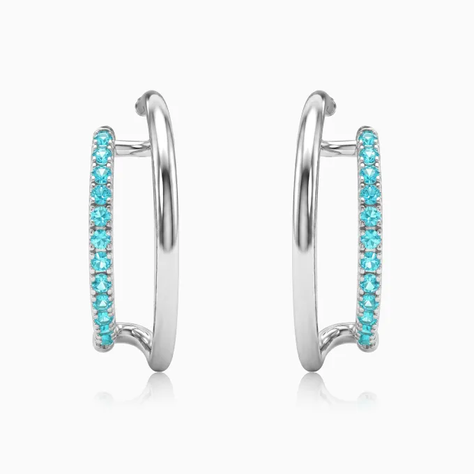 Silver Theresa Earrings