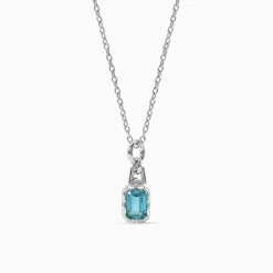 Silver Thoosa Pendant with Link Chain