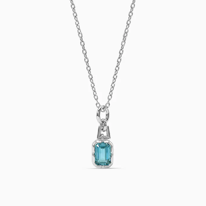 Silver Thoosa Pendant with Link Chain
