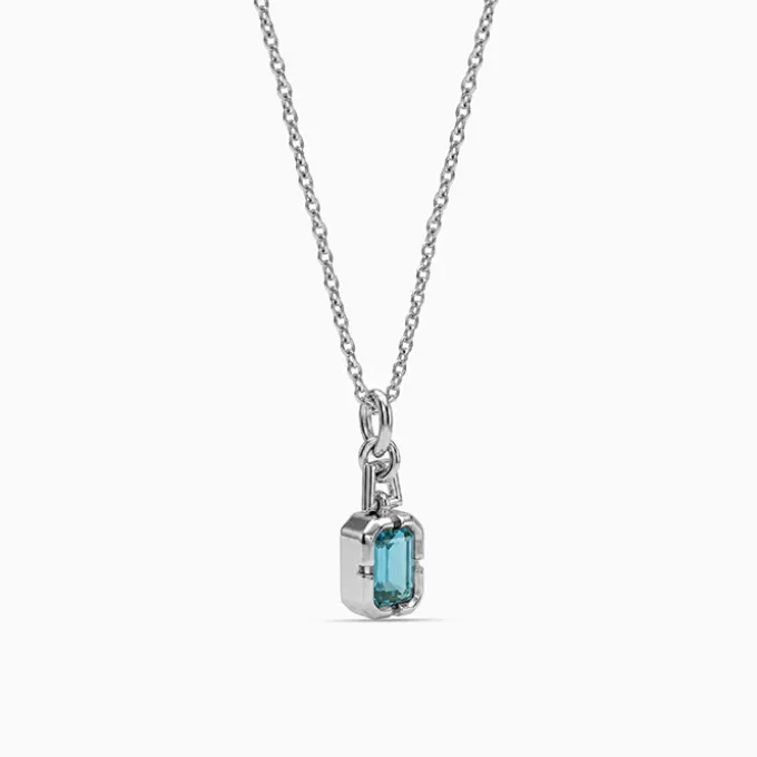Silver Thoosa Pendant with Link Chain