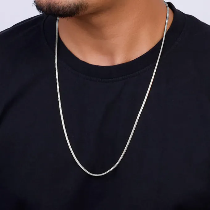Silver Threaded Thrills Chain for Him