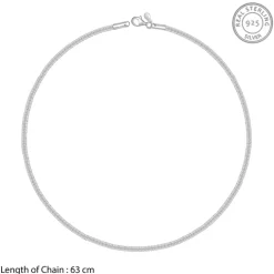 Silver Threaded Thrills Chain for Him