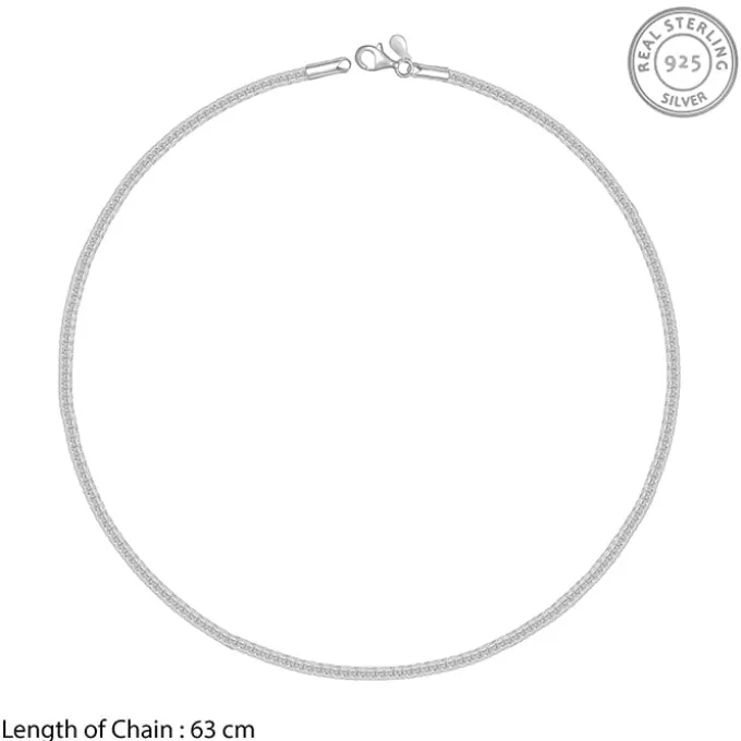 Silver Threaded Thrills Chain for Him