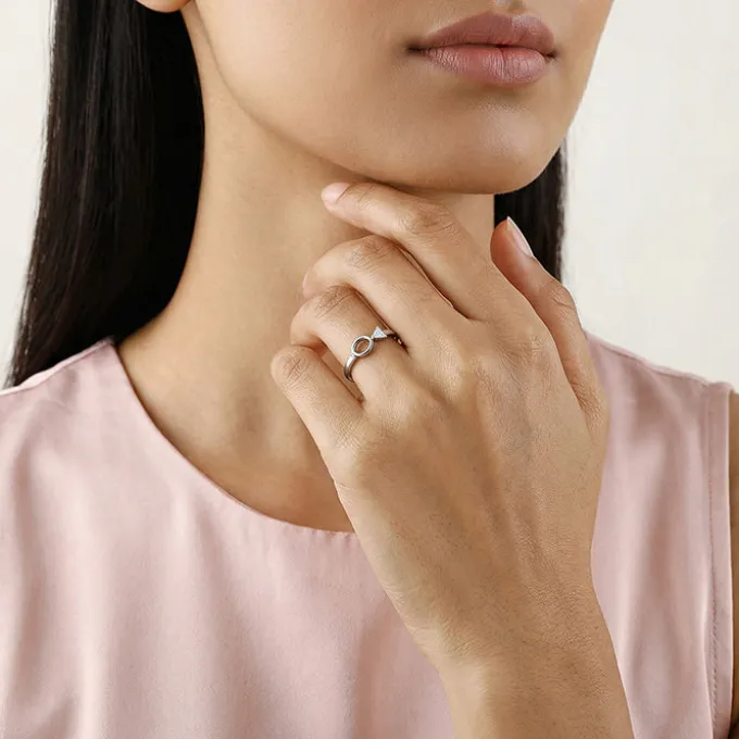 Silver Timeless Glam Ring