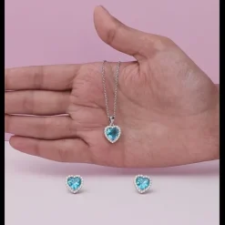 Silver Titanic Heart Of The Ocean Set