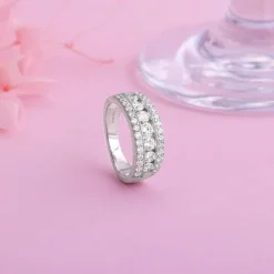 Silver Trilinear Ring
