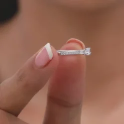 Silver Trilogy of Love Ring