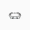 Silver Trinity Adjustable Ring