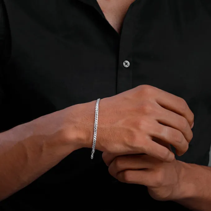 Silver Trooper Bracelet For Him