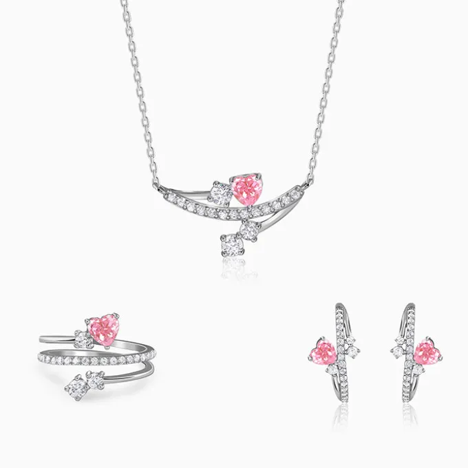 Silver True Love Set of 3