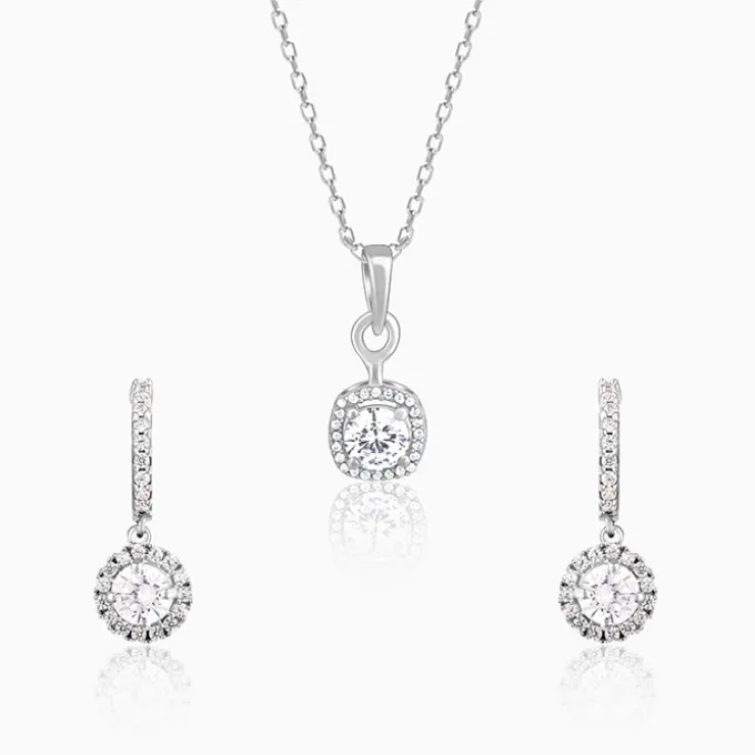 Silver Twilight Solitaire Set