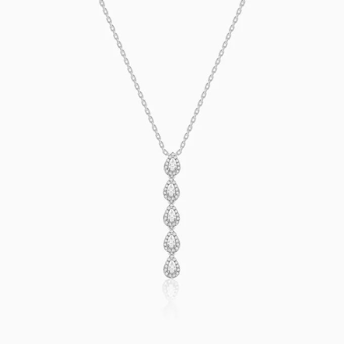 Silver Twilight Sparkle Pendant with Link Chain