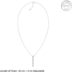 Silver Twilight Sparkle Pendant with Link Chain