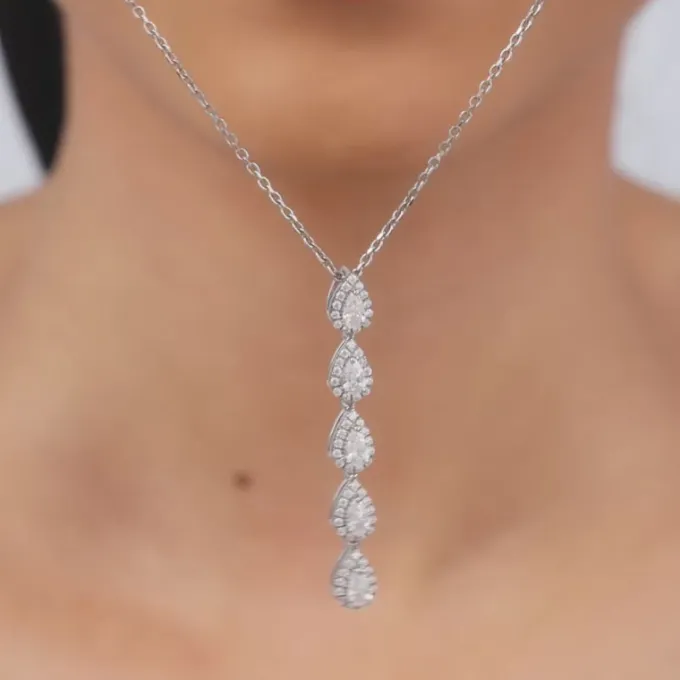 Silver Twilight Sparkle Pendant with Link Chain