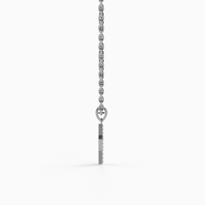 Silver Twinkle Star Pendant with Link Chain