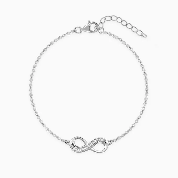 Silver Unbreakable Bond Infinity Bracelet