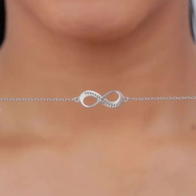 Silver Unbreakable Bond Infinity Bracelet