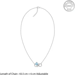 Silver Unending Love Necklace