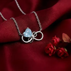 Silver Unending Love Necklace