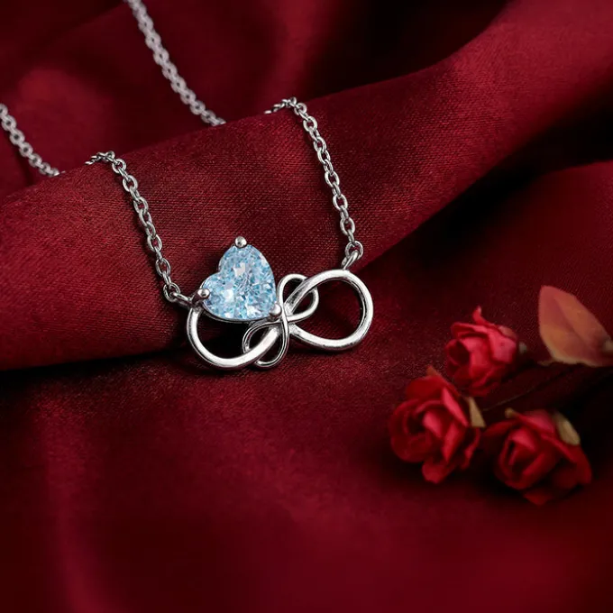 Silver Unending Love Necklace