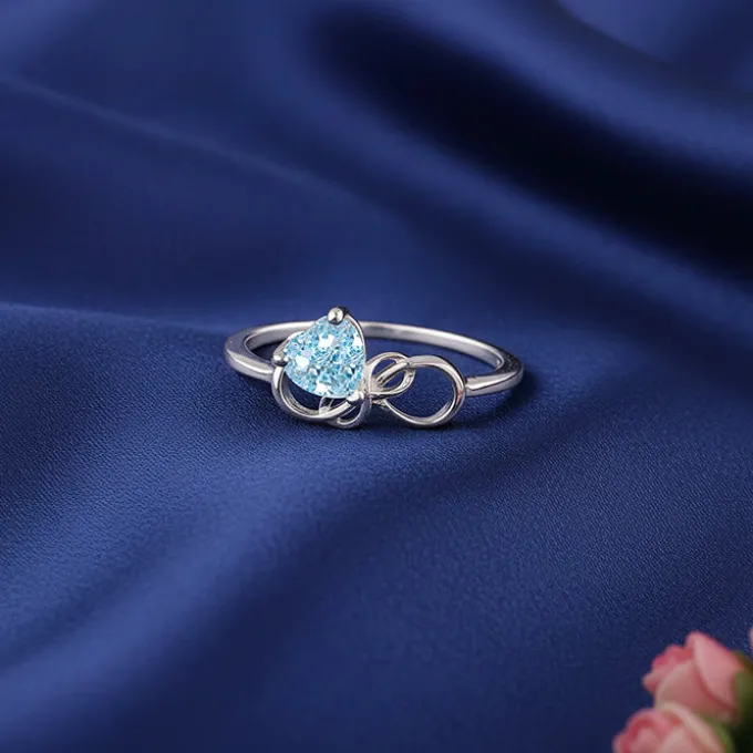 Silver Unending Love Ring