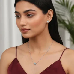 Silver Unending Love Set