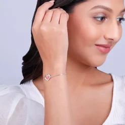 Silver Valentine Bracelet