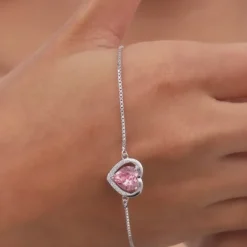 Silver Valentine Bracelet