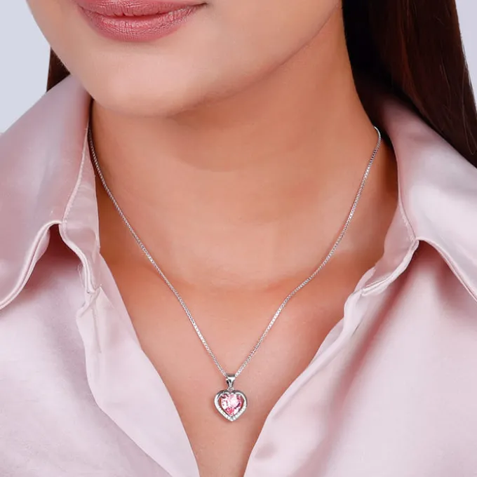 Silver Valentine Pendant