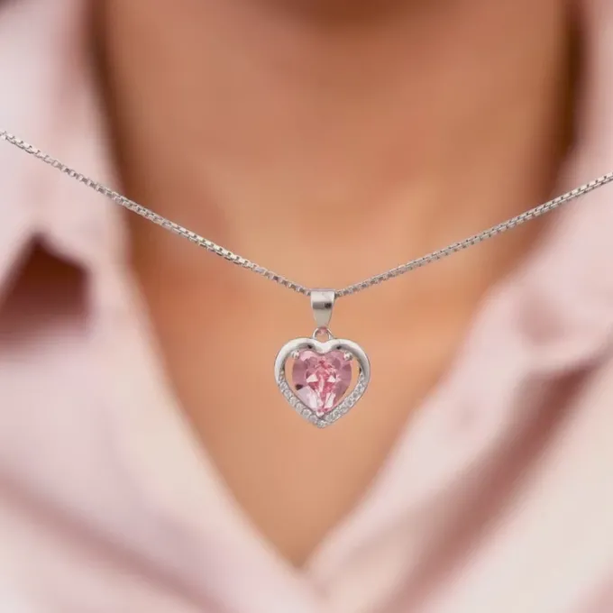 Silver Valentine Pendant