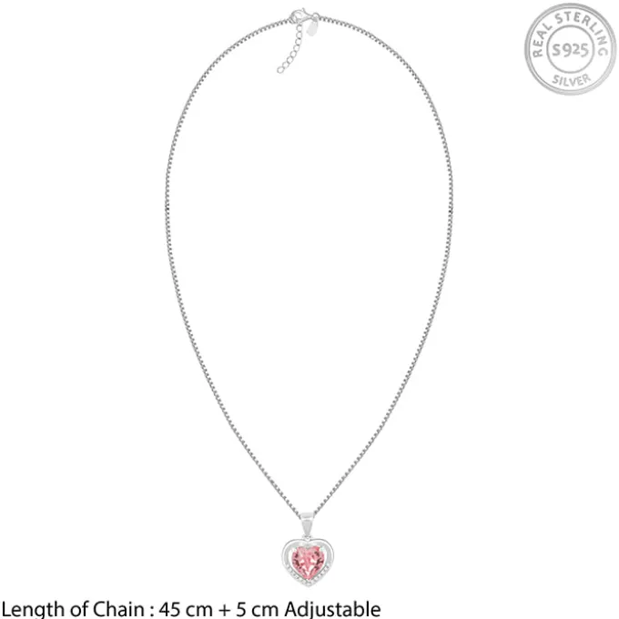 Silver Valentine Pendant