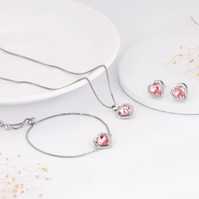 Silver Valentine Set of Three