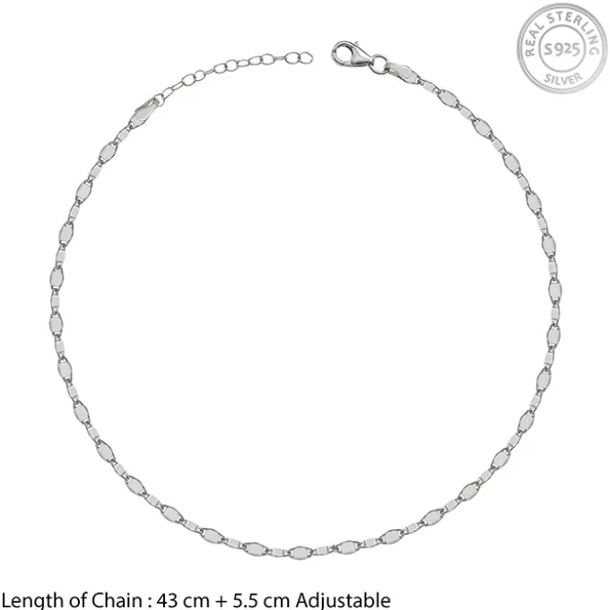 Silver Valentino Sparkle Chain