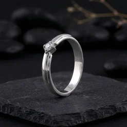 Silver Vanguard Ring For Him (Size 12)