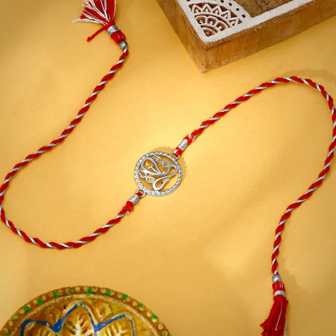 Silver Vigneshwara Rakhi