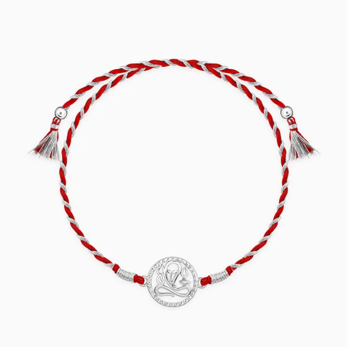 Silver Vigneshwara Rakhi