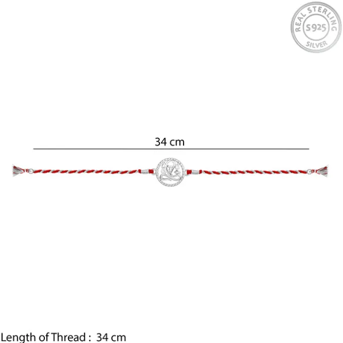 Silver Vigneshwara Rakhi