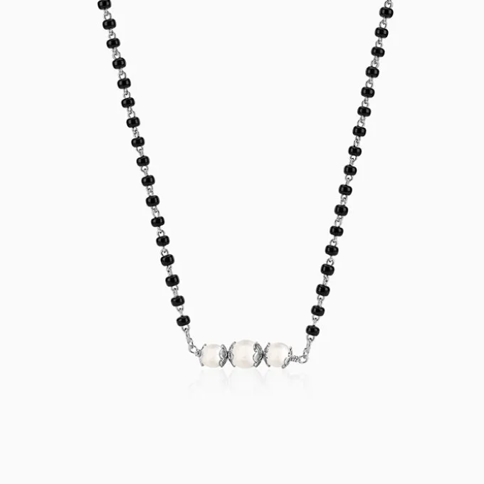 Silver Vihana Pearl Mangalsutra