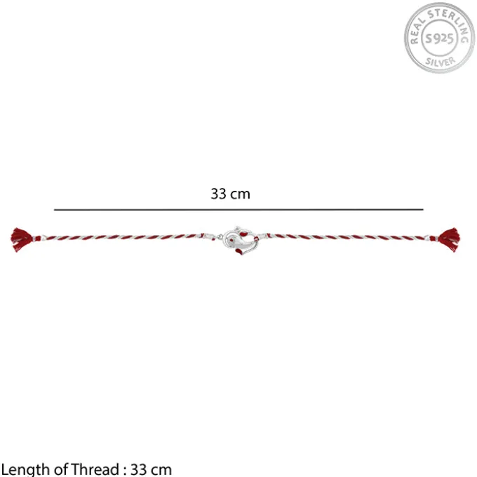 Silver Vinayaka Rakhi