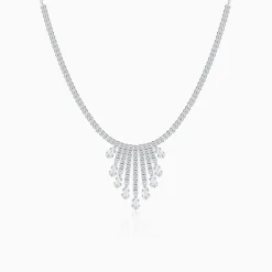 Silver Vintage Lariat Necklace