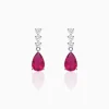 Silver Vintage Wine Earrings