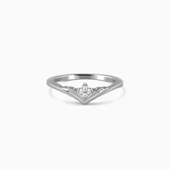 Silver Viva V Ring