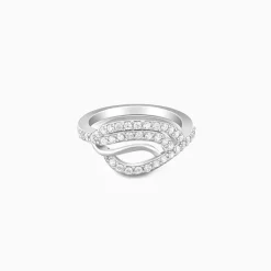 Silver Wave Swell Ring