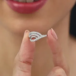 Silver Wave Swell Ring