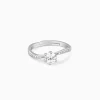 Silver Waver Glam Ring