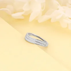 Silver Wavesome Ring