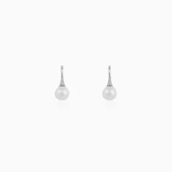 Silver White Pearl Moon Set