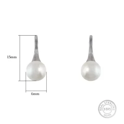 Silver White Pearl Moon Set