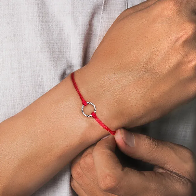 Silver Woven Feelings Rakhi